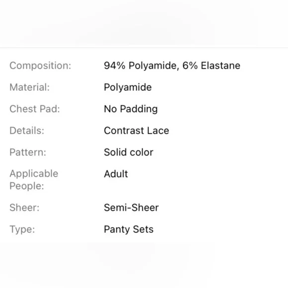 New sexy women’s lingerie set, underwire bustier and thong in black lace​​ - Picture 7 of 7